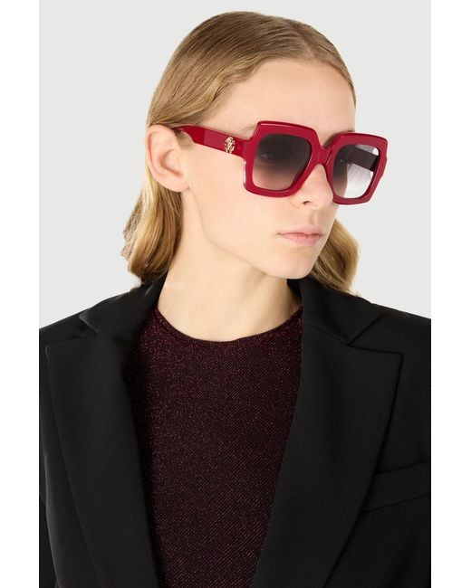 Roberto Cavalli Red Sunglasses