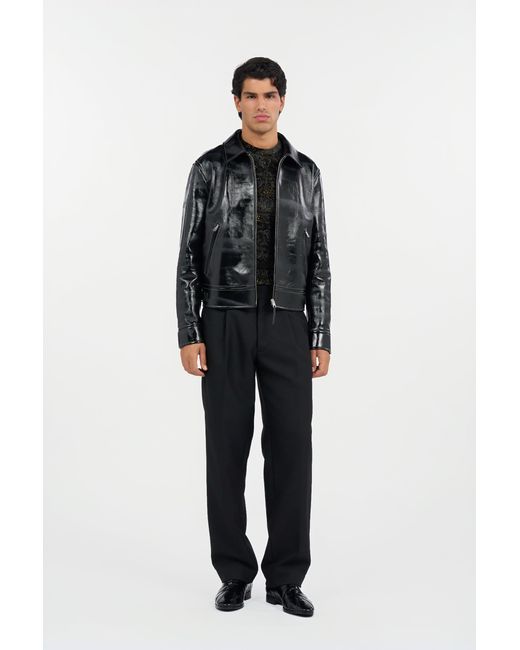 Roberto Cavalli Black Elegant Trousers for men