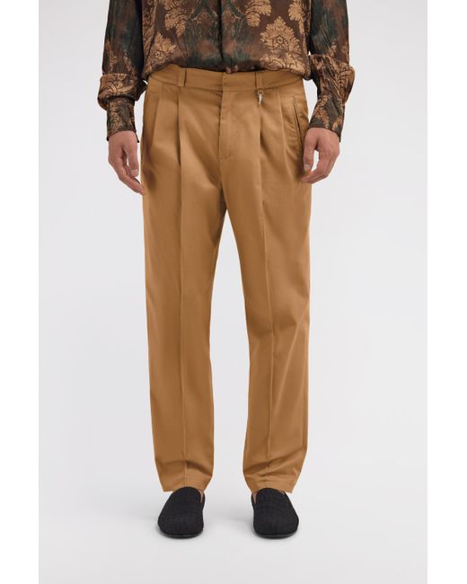 Roberto Cavalli White Pants With Fang Detail for men