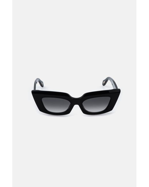 Roberto Cavalli Black Statement Front Sunglasses
