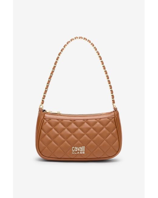 Roberto Cavalli White Cavalli Class Shoulder Bag