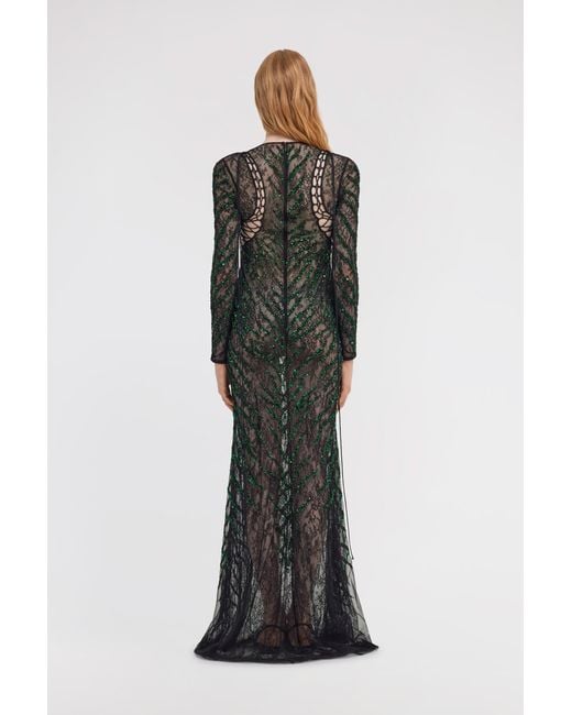 Roberto Cavalli White Lace Maxi Dress