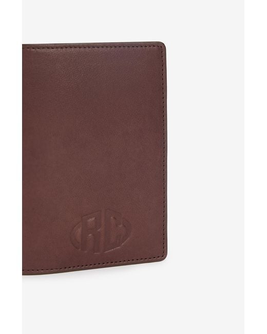 Roberto Cavalli Purple Bi-Fold Wallet With Rc Monogram for men