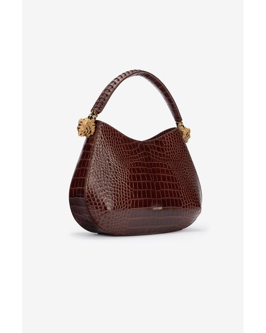 Roberto Cavalli Brown Roar Bag Shoulder Bag