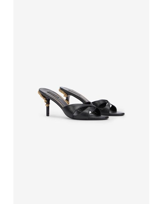 Roberto Cavalli Multicolor Serpentine Sandal