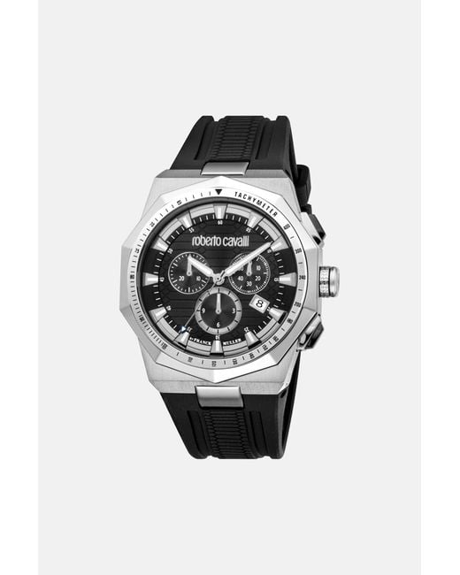 Roberto Cavalli Black By Franck Muller Chronograph Watch for men