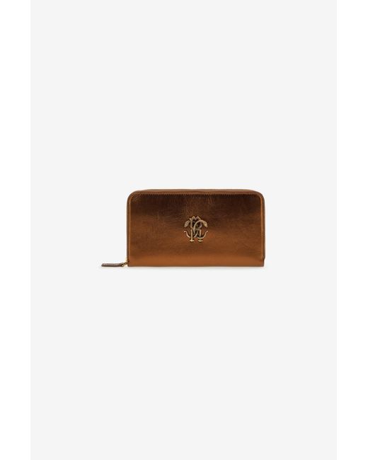 Roberto Cavalli Multicolor Wallet With Monogram Rc And Zip