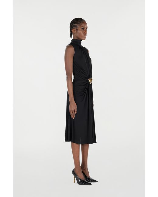 Roberto Cavalli Black Midi Dresses