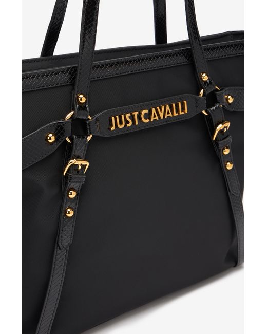 Roberto Cavalli Natural Shopper Mit Riemchen