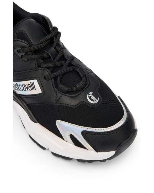 Roberto Cavalli Black And Chunky Sneakers