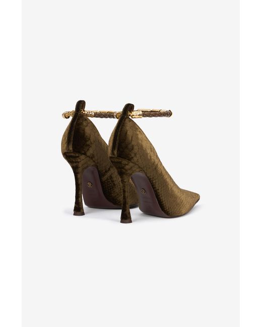 Roberto Cavalli Brown Pumps With Strap