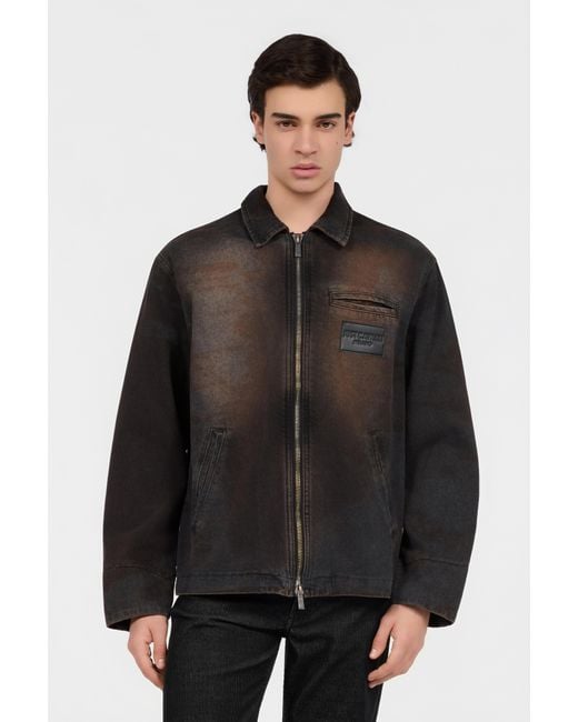 Roberto Cavalli Black Jacket for men