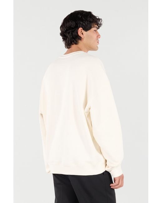 Roberto Cavalli White Sweatshirt With Monogram for men