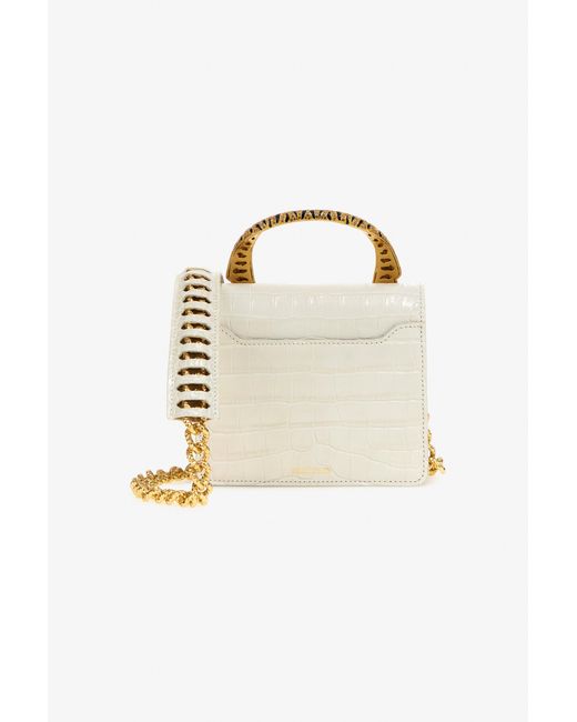Roberto Cavalli Metallic Medium Roar Bag