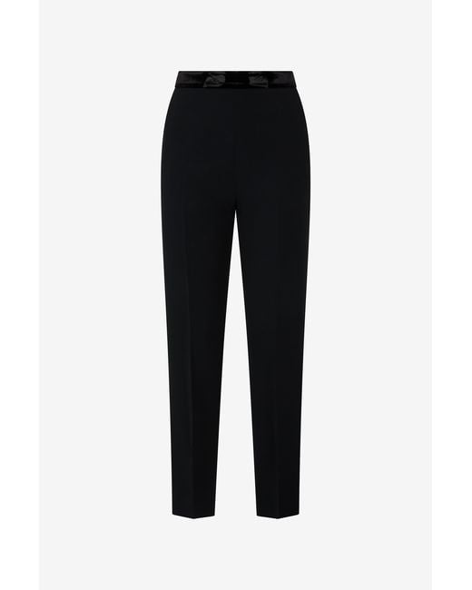Roberto Cavalli Black Ankle-Length Pants