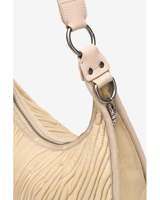 Roberto Cavalli White Medium Matelassé Bologna Bag