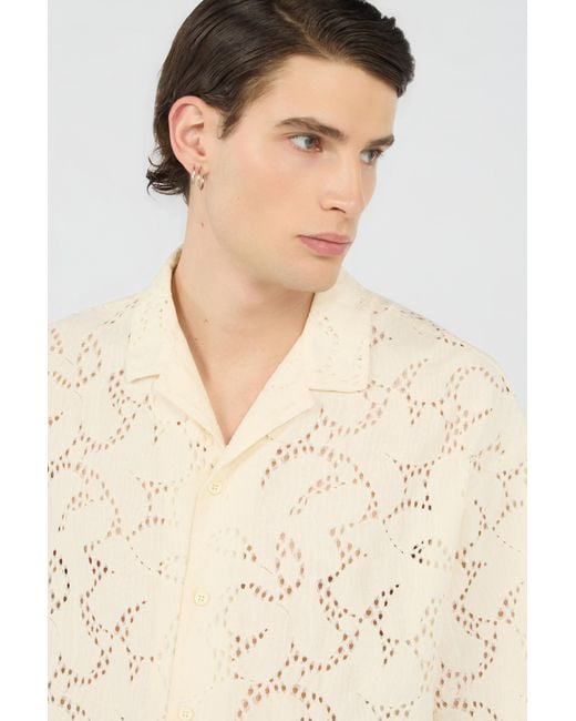 Roberto Cavalli Natural Ivory Tailored Shirt for men