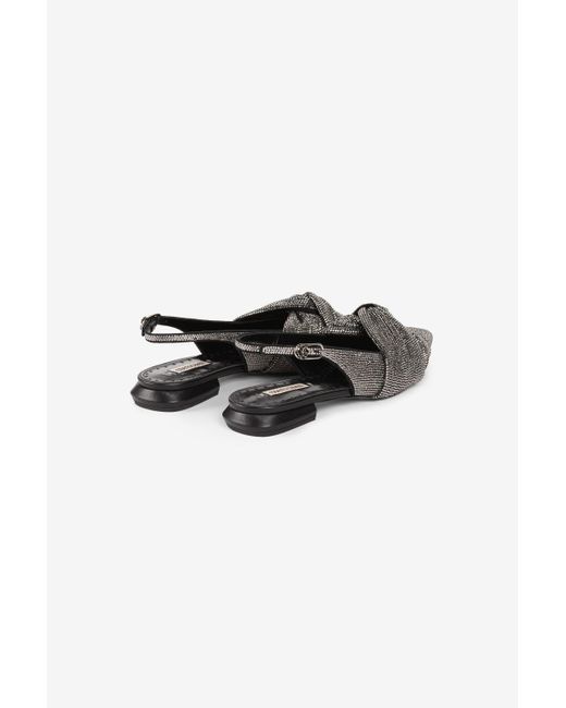 Roberto Cavalli Metallic Le Pettegole Crystal-Embellished Slingback Pumps