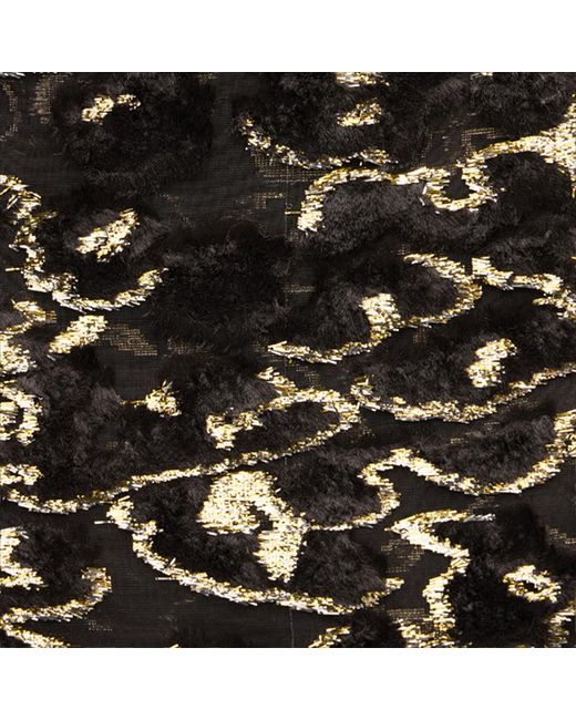 Foulard En Soie Avec Motif Roberto Cavalli en coloris Black