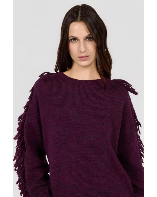 Jersey Burdeos Roberto Cavalli de color Purple