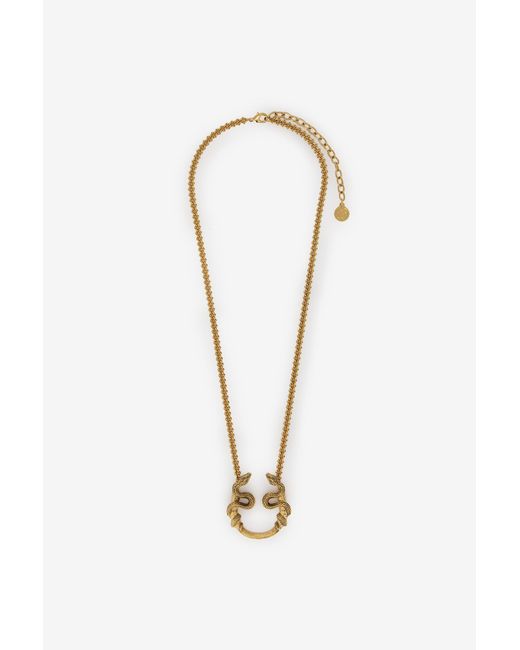 Roberto Cavalli White Serpentine Necklace