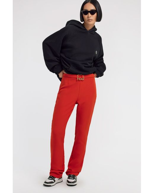 Roberto Cavalli Red Just Cavalli Pants