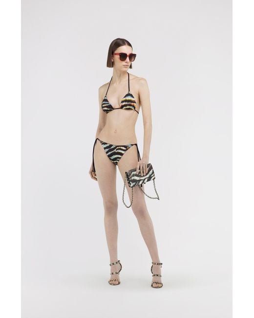 Roberto Cavalli Black Slip Bikini Just Cavalli