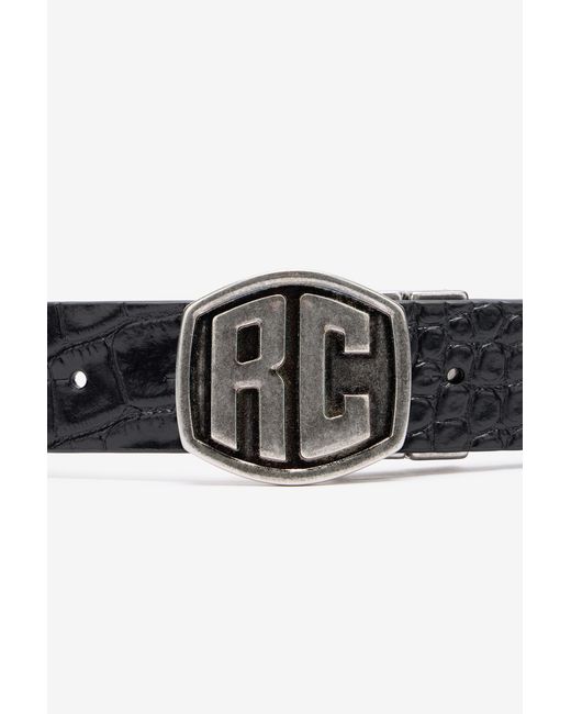 Roberto Cavalli Multicolor Reversible Belt With Rc Monogram for men