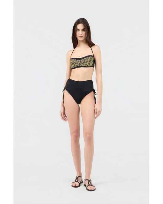 Roberto Cavalli Multicolor Bikini With Luminous Jaguar Motif