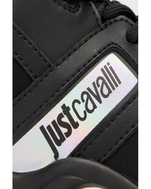 Roberto Cavalli Black And Chunky Sneakers