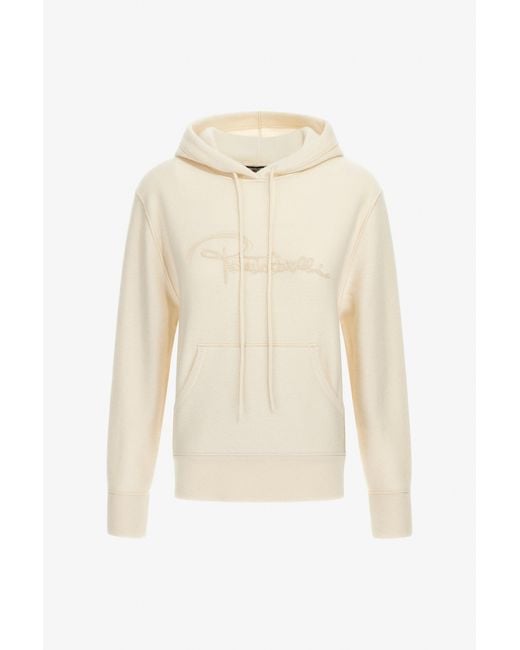 Roberto Cavalli Natural Sweatshirt With Logo