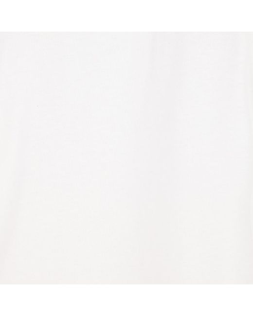 Roberto Cavalli White Cotton T-Shirt With Monogram for men