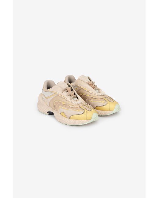 Roberto Cavalli White Serpentine Sneaker