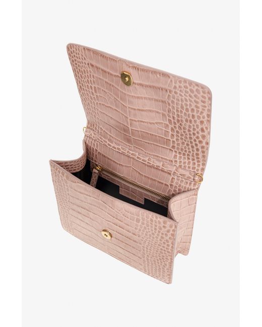 Roberto Cavalli Pink Large Roar Bag