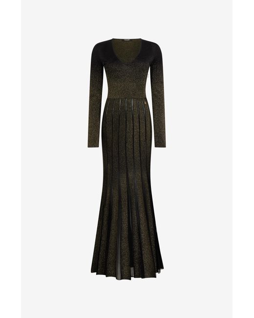 Roberto Cavalli Black Long Dress