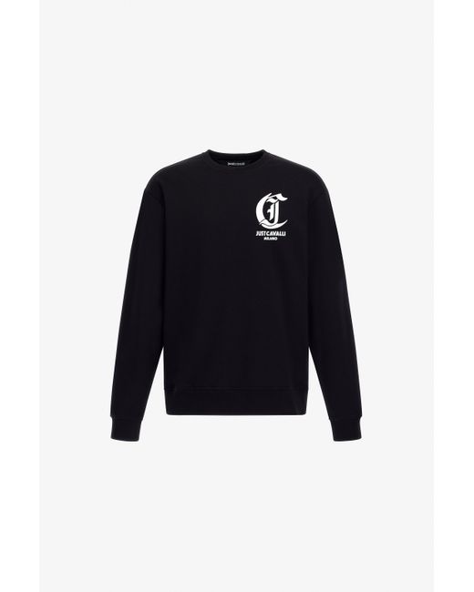 Just Cavalli Sweatshirt Roberto Cavalli de hombre de color Black