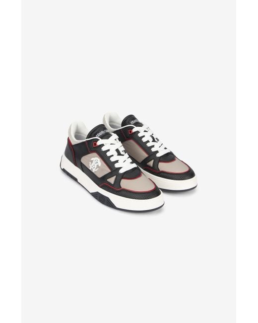 Roberto Cavalli And Sneakers With Mirror Snake Monogram in Multicolor für Herren