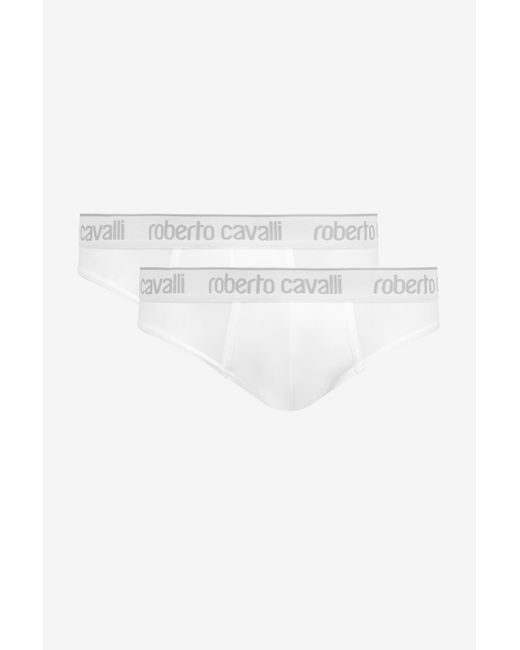 Roberto Cavalli Multicolor Set Of Two Briefs With Logo Band for men