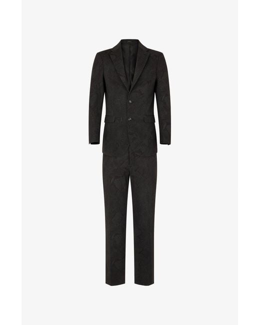 Roberto Cavalli Black Suit for men