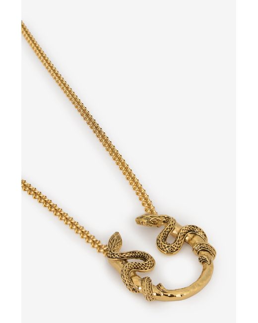 Roberto Cavalli White Serpentine Necklace