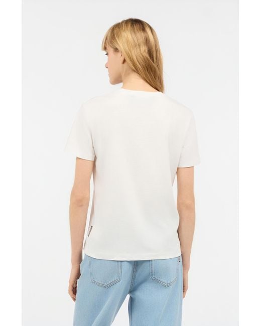 Roberto Cavalli White T-Shirt With Graphic And Jc Monogram