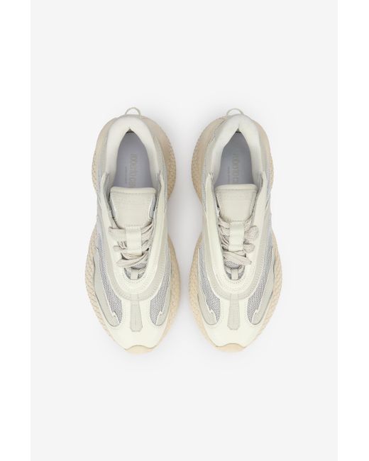 Roberto Cavalli White Serpentine Sneaker