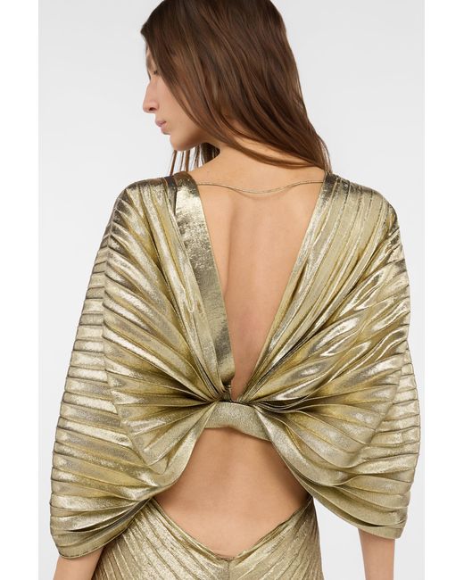 Roberto Cavalli Metallic Lamè Maxi Dress