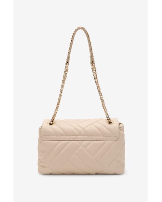 Roberto Cavalli Natural Quilted Shoulder Bag
