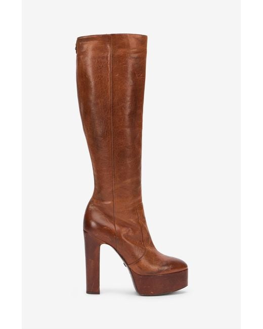 Roberto Cavalli Brown Boots