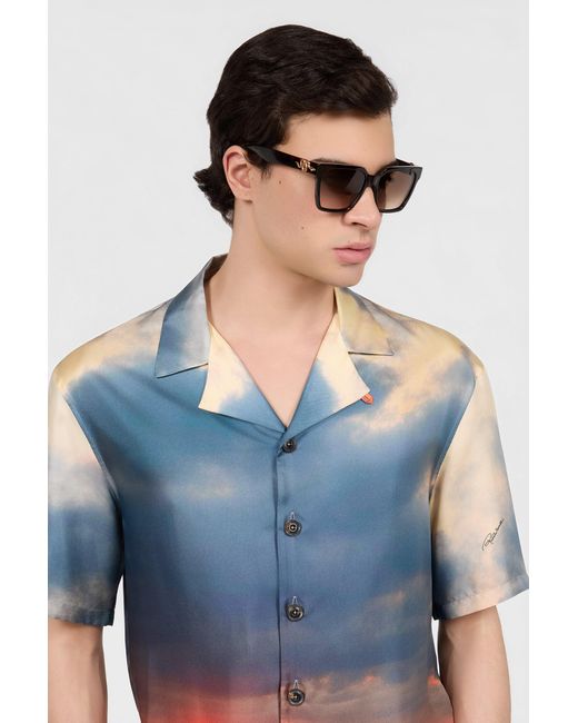 Roberto Cavalli Multicolor Wide Front Sunglasses