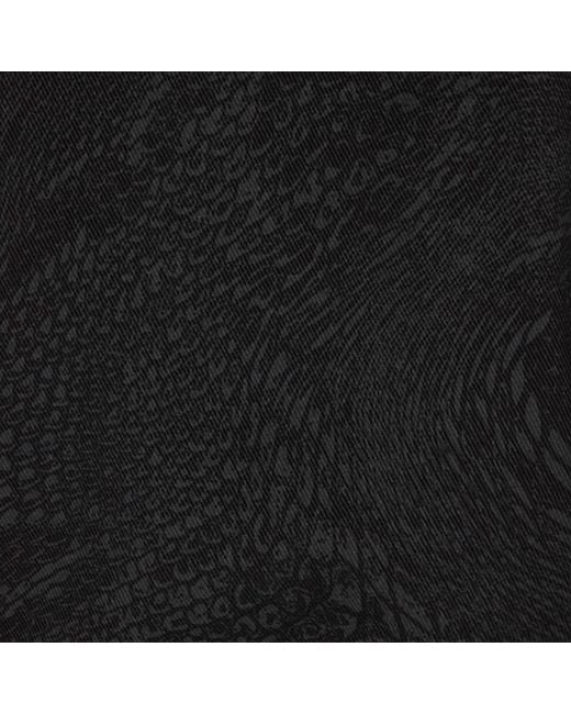 Roberto Cavalli Black Python-Print Denim Jacket for men