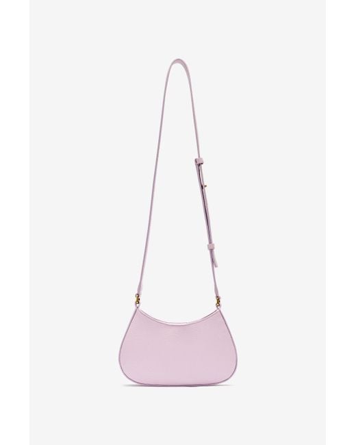 Roberto Cavalli Pink Schultertasche Mit Rc-Monogramm