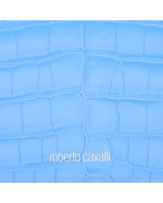 Roberto Cavalli Blue Medium Roar Bag