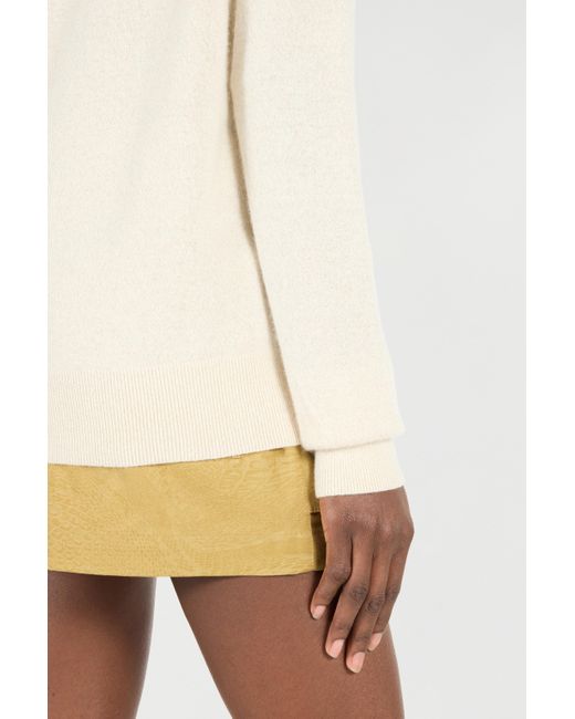 Jersey Con Logotipo Bordado Roberto Cavalli de color Natural